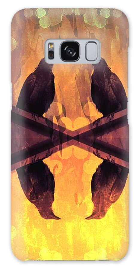 Crow Galaxy Case featuring the photograph Little Phoenix by Stoney Lawrentz