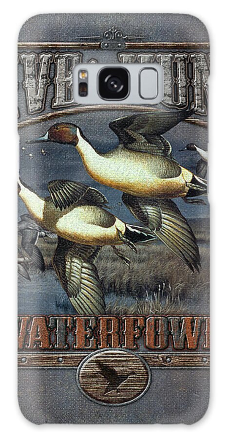 Cynthie Fisher Galaxy Case featuring the painting Live to Hunt Pintails by JQ Licensing