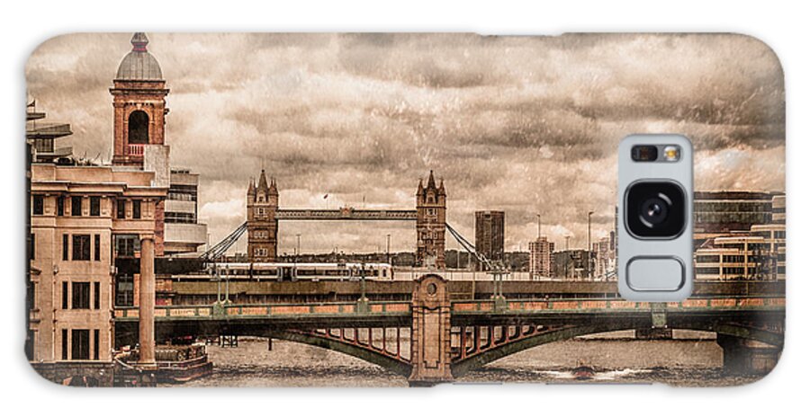 England Galaxy Case featuring the photograph London, England - London Bridges by Mark Forte