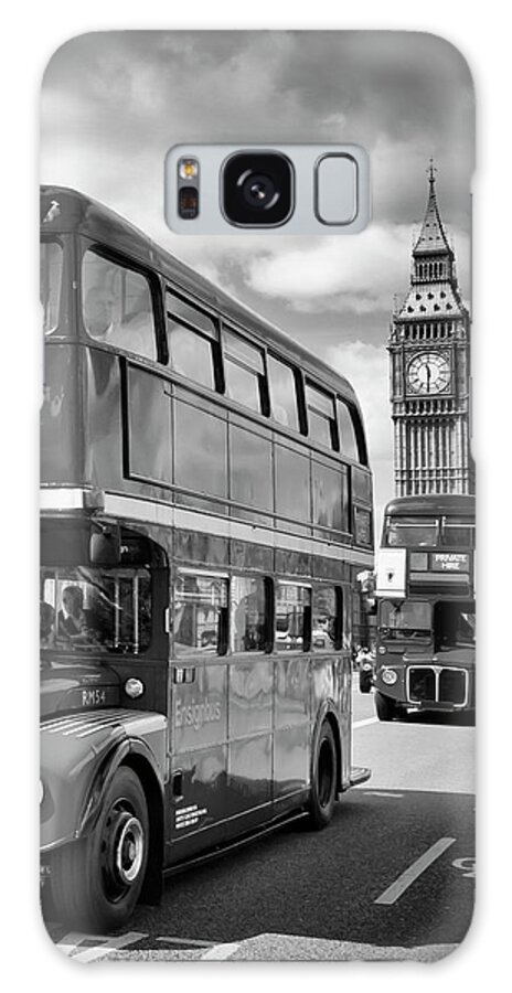 British Galaxy Case featuring the photograph LONDON Classical Streetscene by Melanie Viola