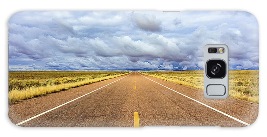 Arizona Galaxy Case featuring the photograph Lonely Arizona Highway by Raul Rodriguez