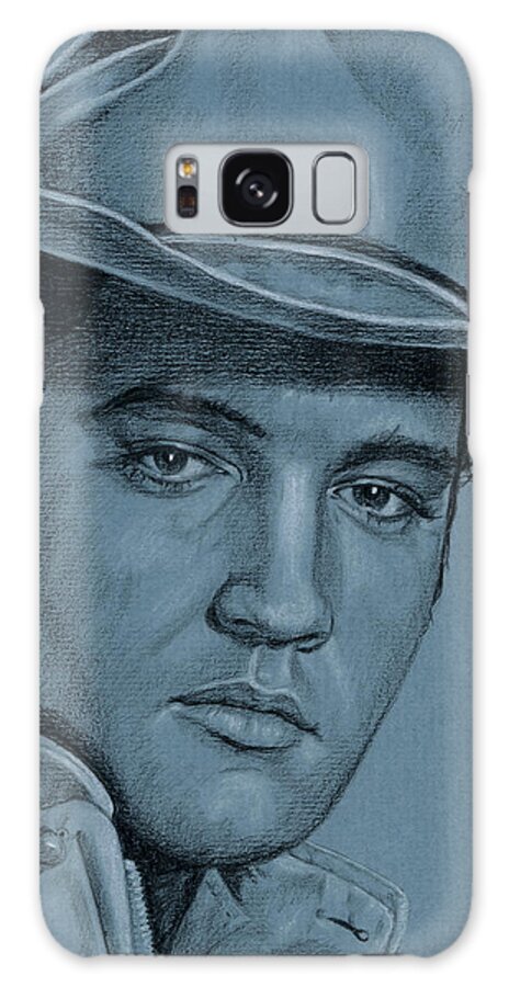 Elvis Galaxy S8 Case featuring the drawing Lonesome Cowboy by Rob De Vries