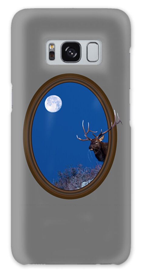 Elk Galaxy Case featuring the photograph Looking Beyond by Shane Bechler