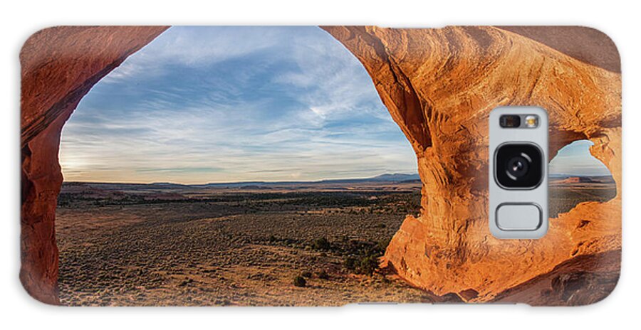 Arch Galaxy Case featuring the photograph Looking Glass Arch by Dan Norris