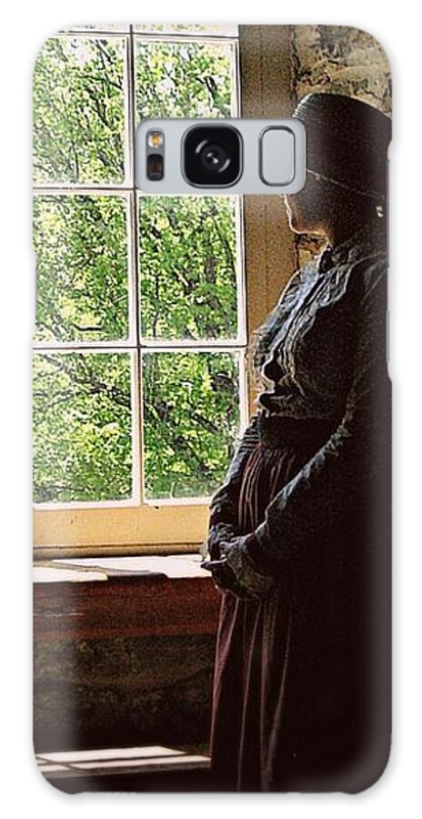 Solitude Galaxy Case featuring the photograph Looking out of the window by Tatiana Travelways