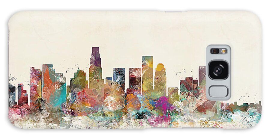 Los Angeles California Galaxy Case featuring the painting Los Angeles California by Bri Buckley