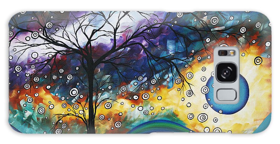 Wall Galaxy Case featuring the painting Love and Laughter by MADART by Megan Duncanson