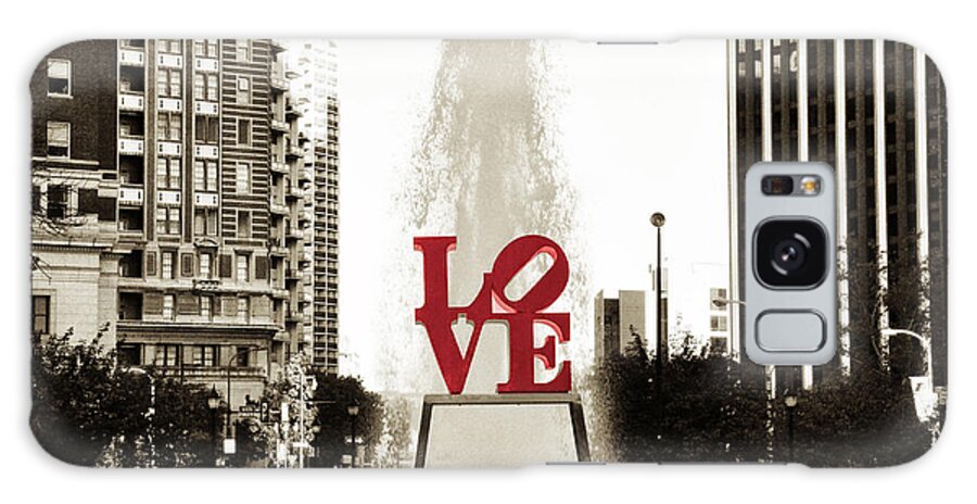Love Galaxy Case featuring the photograph Love in Philadelphia by Bill Cannon