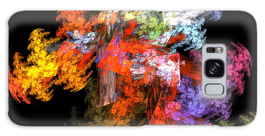 Colors Galaxy Case featuring the digital art Love Letters by Jackie Mueller-Jones