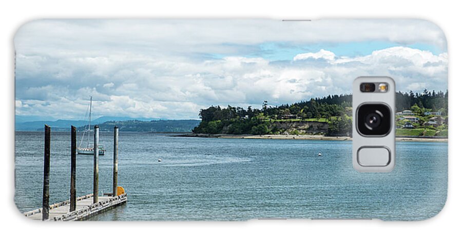 Lovejoy Point And Coupeville Dock Galaxy Case featuring the photograph Lovejoy Point and Coupeville Dock by Tom Cochran