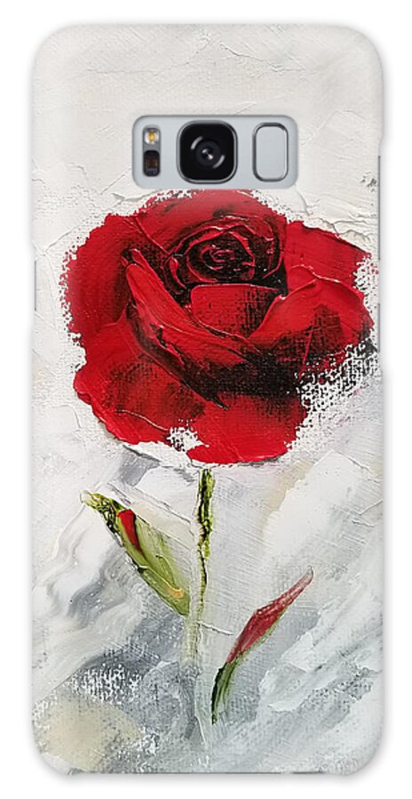 Rose Galaxy Case featuring the painting Love's Avalanche by Judith Rhue