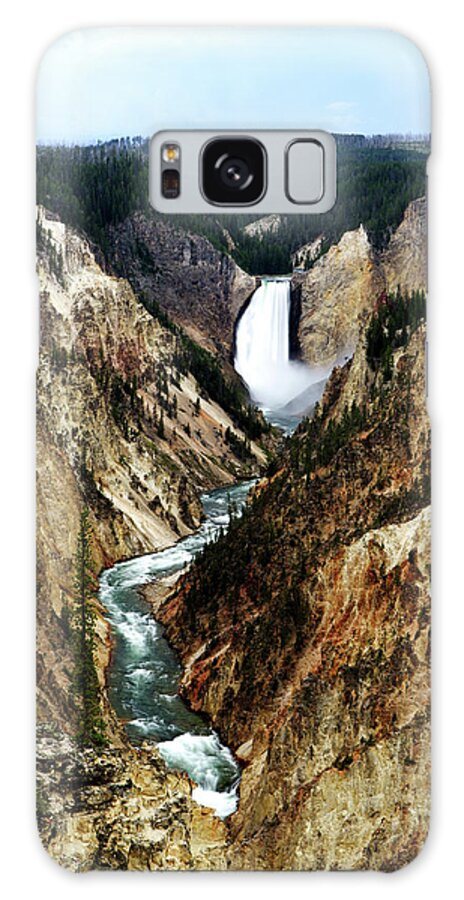 Wyoming Galaxy S8 Case featuring the photograph Lower Yellowstone Falls by Eric Foltz