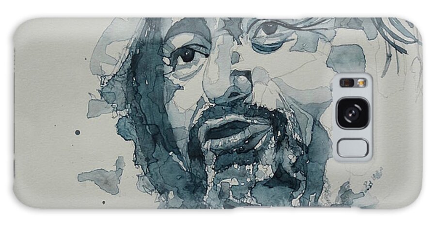 Luciano Pavarotti Galaxy Case featuring the painting Luciano Pavarotti by Paul Lovering