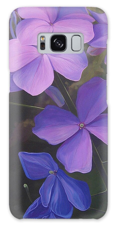 Closeup Of Colorado Wildflower Near Durango Galaxy S8 Case featuring the painting Lush Life by Hunter Jay