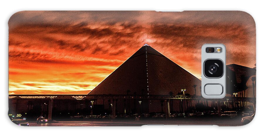  Galaxy Case featuring the photograph Luxor Las Vegas by Michael W Rogers