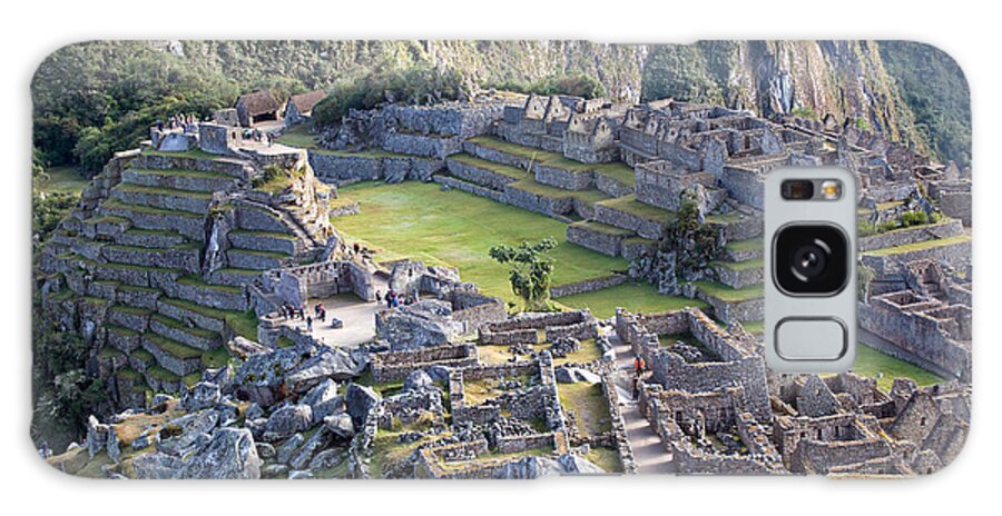 Machu Picchu Galaxy S8 Case featuring the photograph Machu Picchu Inca Ruins by Aivar Mikko