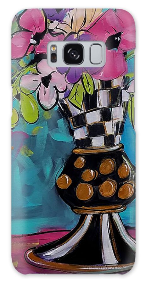 Floral Galaxy Case featuring the painting Mad About You by Terri Einer