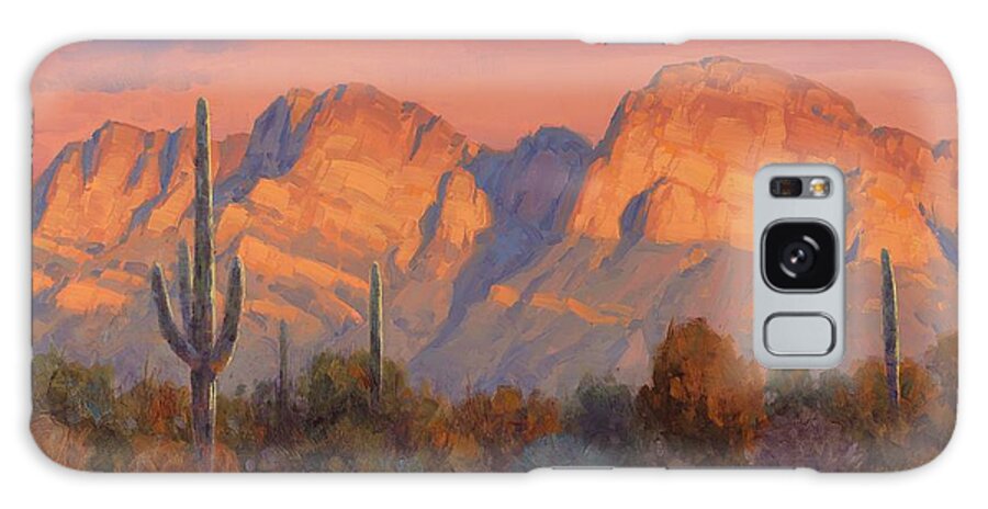 Arizona Art Galaxy Case featuring the painting Magic Hour by Cody DeLong