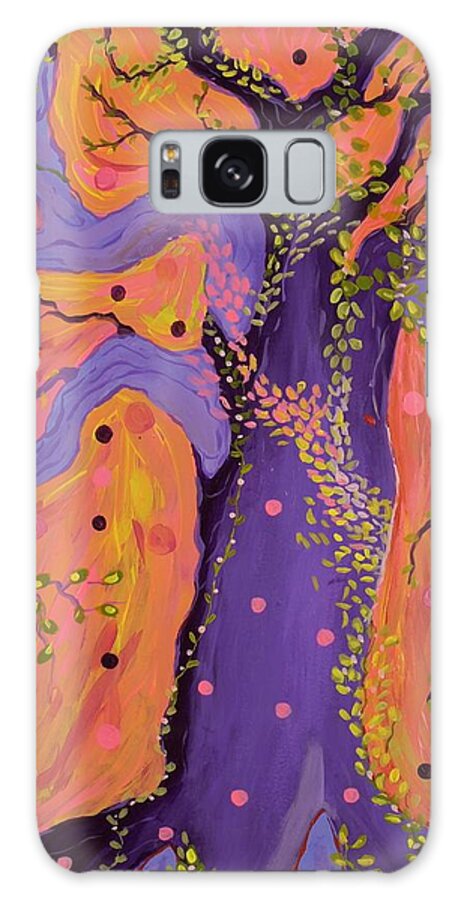 Tree Galaxy Case featuring the painting Magical by Alison Caltrider