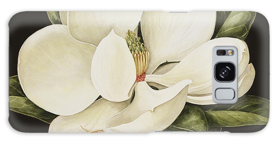 Still-life Galaxy Case featuring the painting Magnolia Grandiflora by Jenny Barron