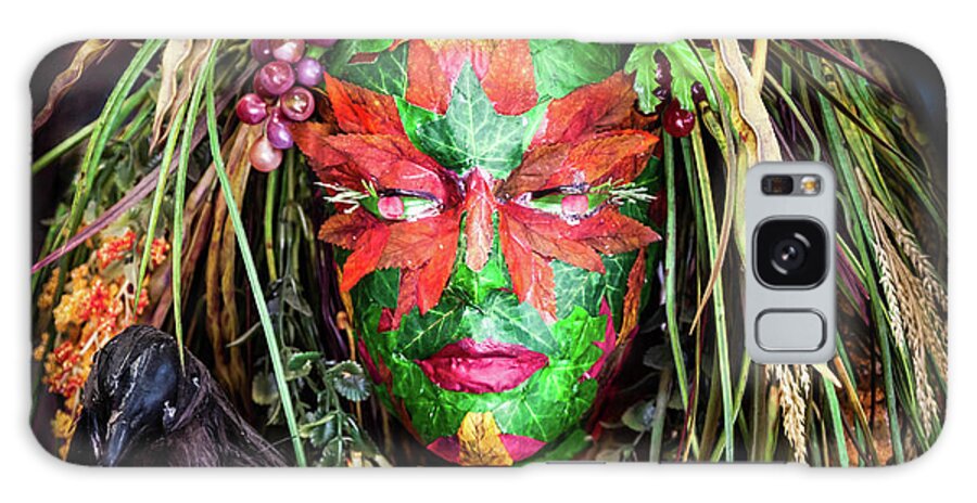 Autumn Straw Galaxy Case featuring the photograph MAIDEN of EARTH by Karen Wiles