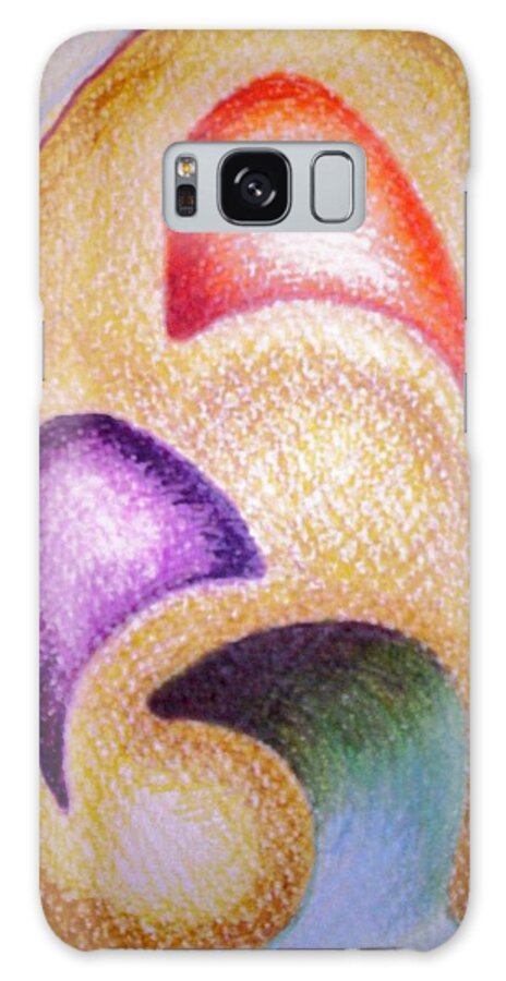 Abstract Galaxy Case featuring the drawing Mailed to You by Suzanne Udell Levinger