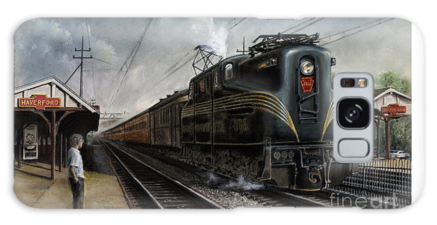Trains Galaxy Case featuring the painting Mainline Memories by David Mittner