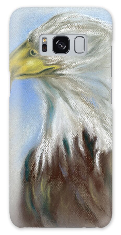 Bird Galaxy Case featuring the painting Majestic Bald Eagle by MM Anderson