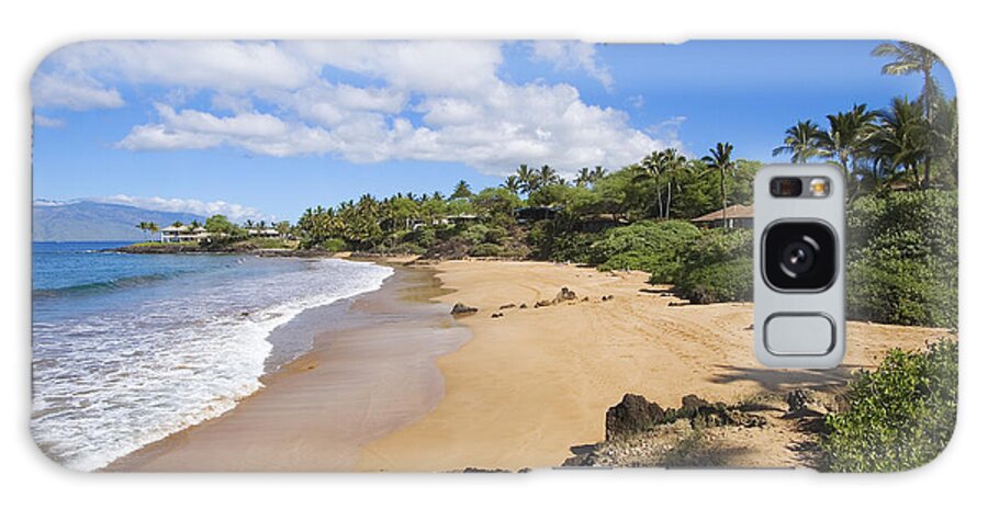 Beach Galaxy Case featuring the photograph Makena, Changs Beach by Ron Dahlquist - Printscapes