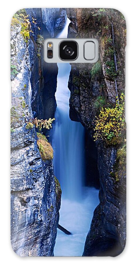 Maligne Canyon Galaxy Case featuring the photograph Maligne Canyon by Larry Ricker