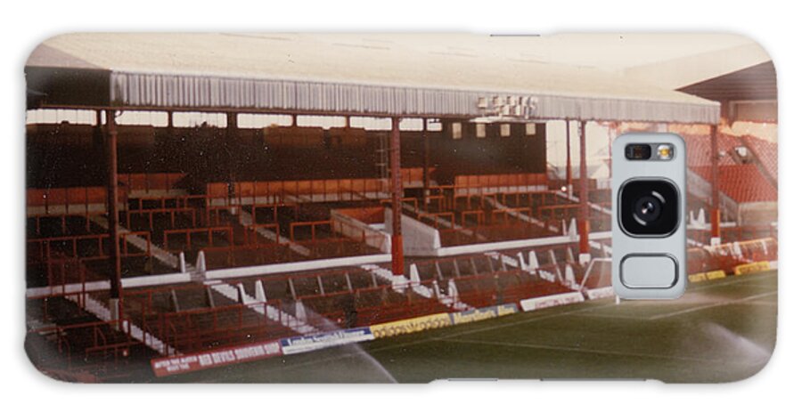  Galaxy Case featuring the photograph Manchester United - Old Trafford - Stretford End 1 - 1974 by Legendary Football Grounds