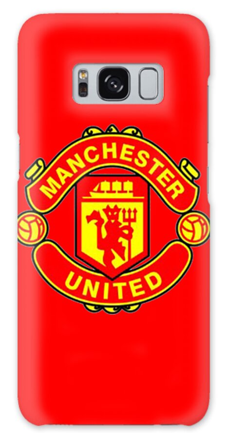 Manchester United Galaxy Case featuring the digital art Manchester United by Rawa Rontek