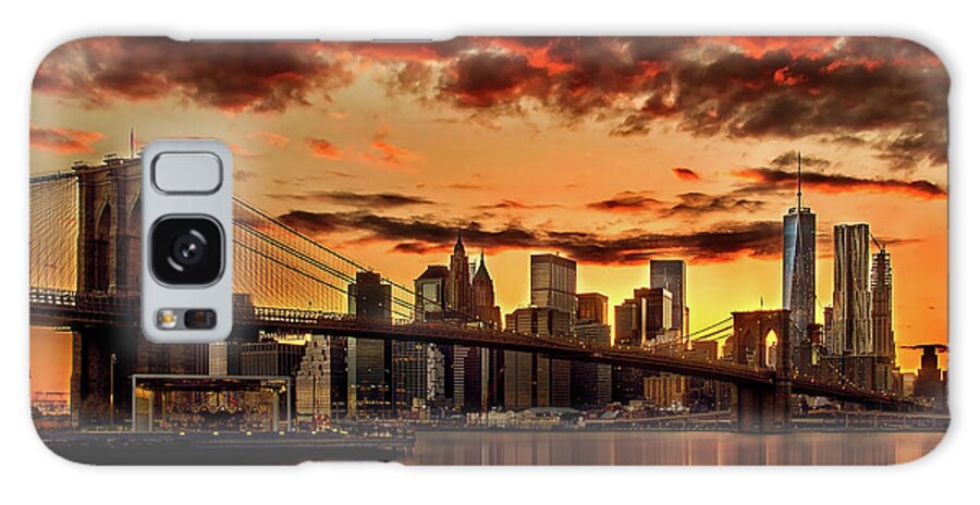 New York City Galaxy Case featuring the photograph Manhattan BBQ by Az Jackson