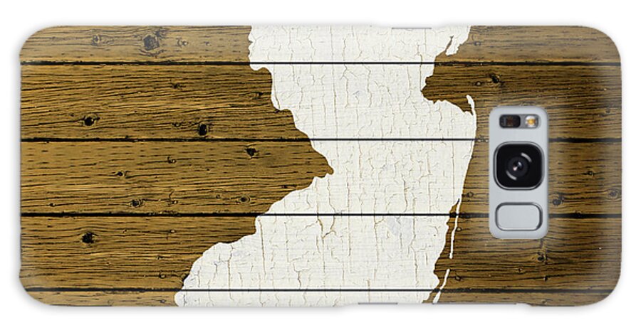 Map of Georgia State Outline White Distressed Paint on Reclaimed Wood Planks  Mixed Media by Design Turnpike - Fine Art America