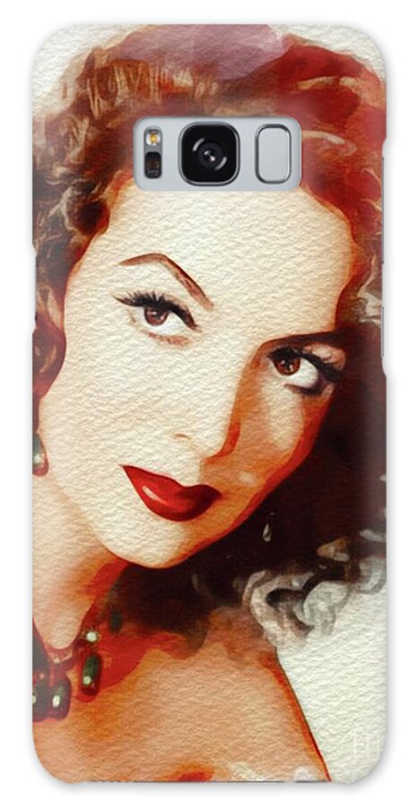 Maria Galaxy Case featuring the painting Maria Felix, Vintage Movie Star by Esoterica Art Agency