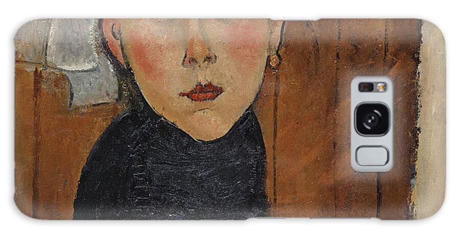 Amedeo Modigliani Galaxy Case featuring the painting Marie, Daughter of the People, 1918 by Amedeo Modigliani