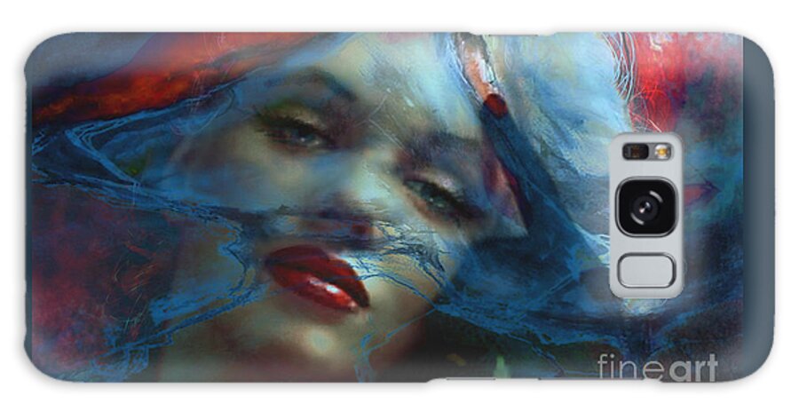 Marilyn Galaxy Case featuring the painting Marilyn 128 A 4 by Theo Danella