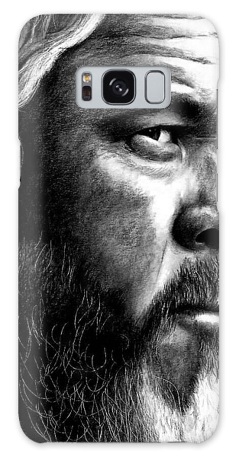 Mark Boone Jr Galaxy Case featuring the drawing Mark Boone Jr as Bobby Munson by Rick Fortson