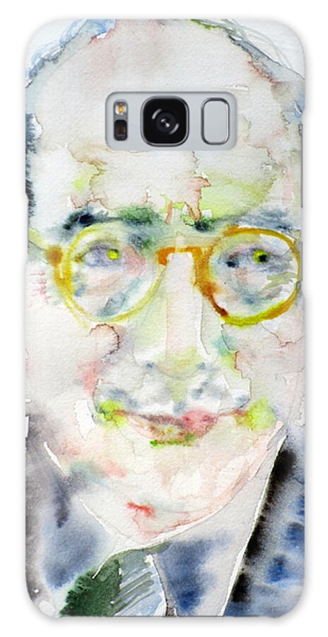 Rothko Galaxy Case featuring the painting MARK ROTHKO - watercolor portrait.2 by Fabrizio Cassetta
