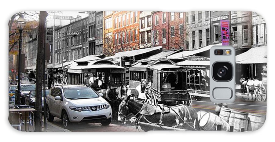  Galaxy Case featuring the photograph Market Street Old City by Eric Nagy