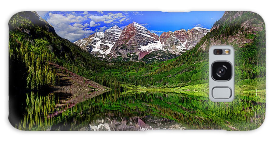Maroon Bells Galaxy S8 Case featuring the photograph Maroon Bells Reflections by Jean Hutchison