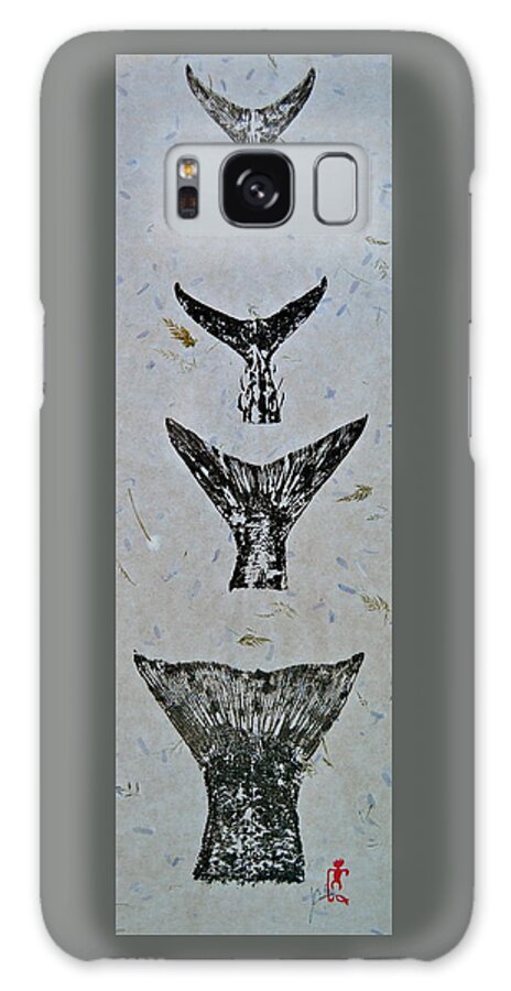 Fish Prints Galaxy Case featuring the mixed media Martha's Vineyard Grand Slam - 2 by Jeffrey Canha