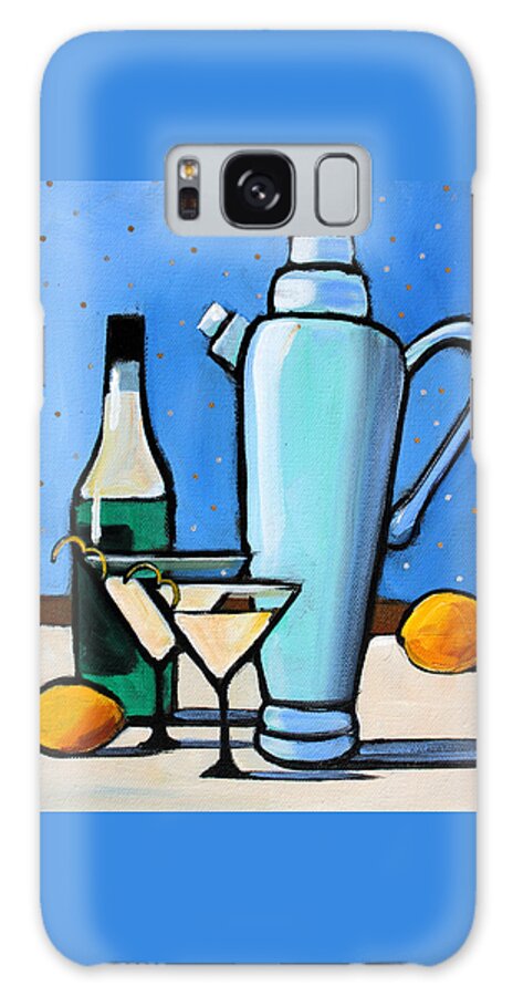 Martini Galaxy Case featuring the painting Martini Night by Toni Grote