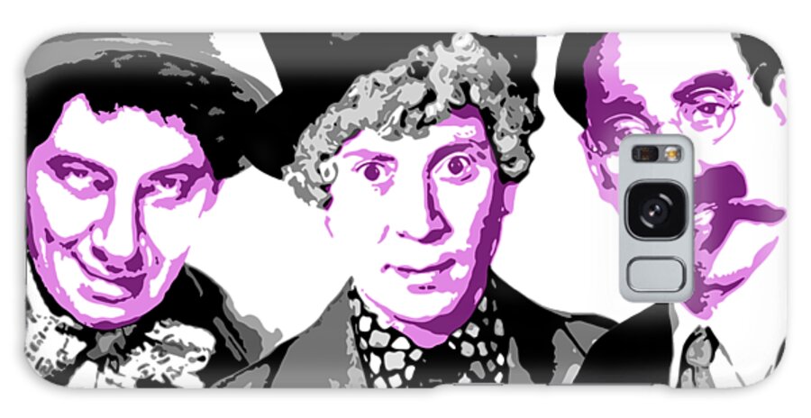 Marx Brothers Galaxy Case featuring the digital art Marx Brothers by DB Artist