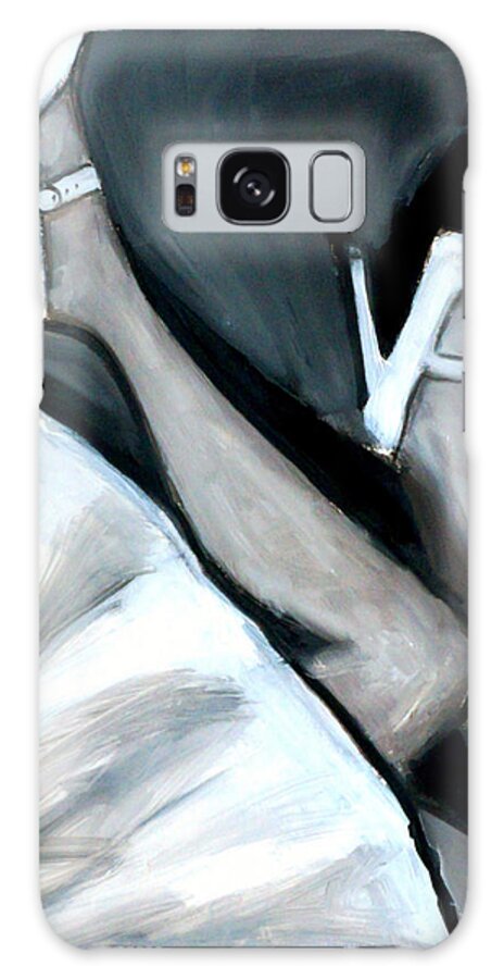 Legs Galaxy Case featuring the painting Mary Jane Legs and Shoes by Katy Hawk