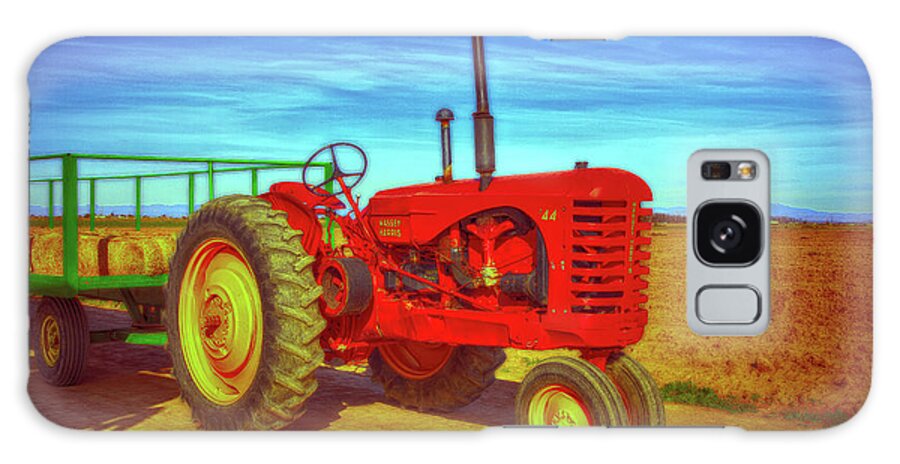 Tractor Galaxy Case featuring the photograph Massey Harris 44 by Teresa Zieba