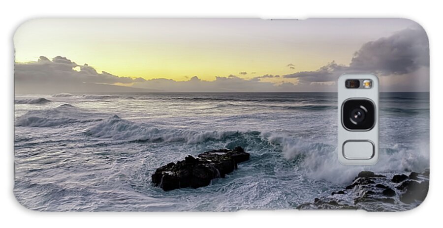 Maui Beach Sunset Galaxy Case featuring the photograph Maui Beach Sunset by Steven Michael
