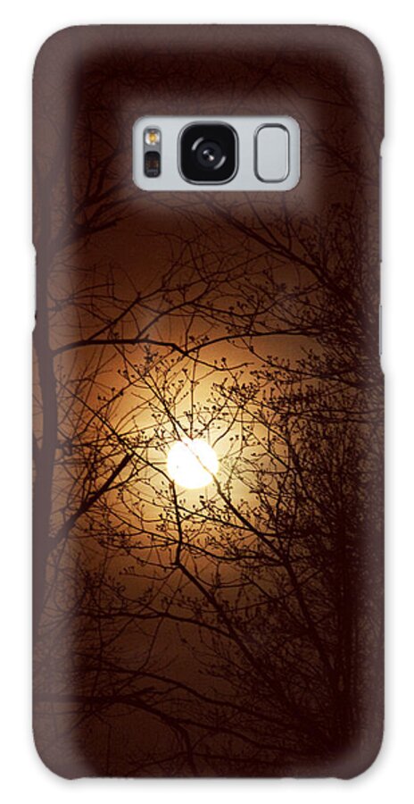 Moon Galaxy Case featuring the photograph May Moon by Becca Wilcox