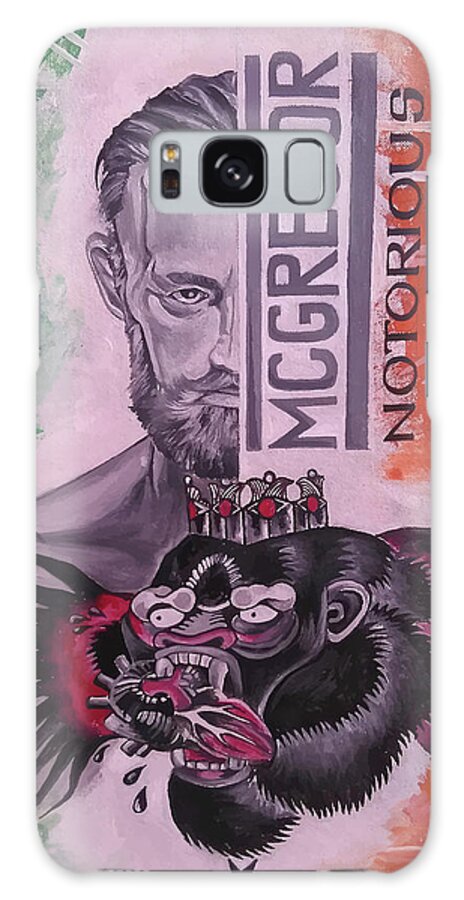Mcgregor Galaxy Case featuring the painting Mc Gregor the Notorious one by Lord Sushantoo