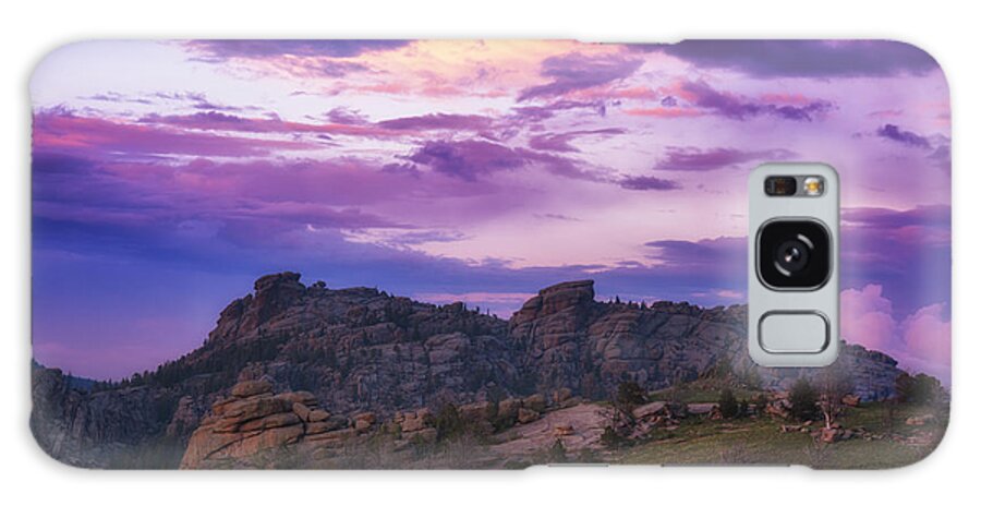 Wyoming Galaxy Case featuring the photograph Medicine Bow Sunset by Darren White